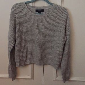 Knit grey sweater